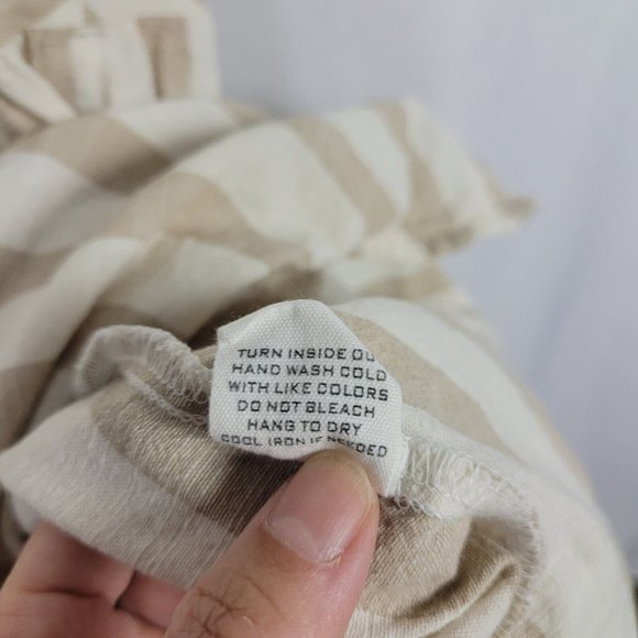 MINE Women's Mini Summer Button Up Sleeveless Dress w/Pockets 100% Cotton Size S - Picture 5 of 5